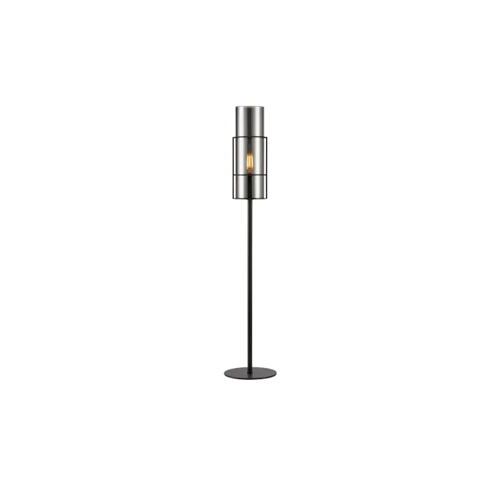 Markslöjd Lampe de bureau Tubo 1L, E14, 65 cm, noir-smoke