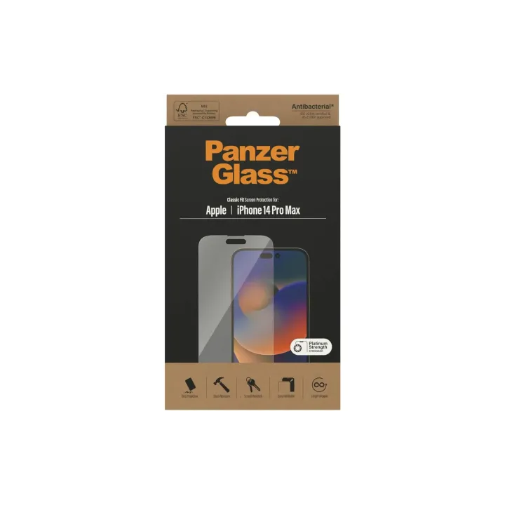 Panzerglass Protection d’écran Classic Fit iPhone 14 Pro Max