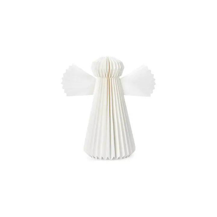 Markslöjd Décoration de table anges en papier, E14, 6W, 30 cm, blanc