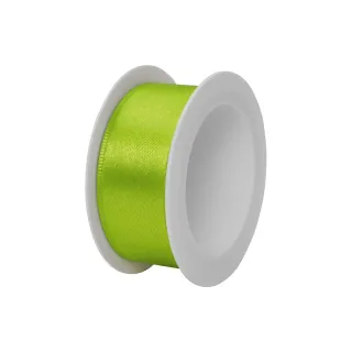 Stewo Ruban de satin Double Satin 25 mm x 3 m, Vert clair