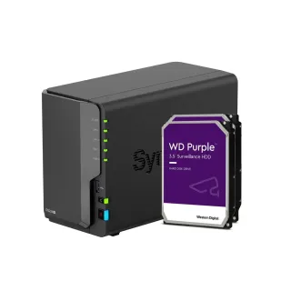 Synology NAS DiskStation DS224+ 2-bay WD Purple 8 TB