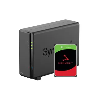 Synology NAS DiskStation DS124 1-bay Seagate Ironwolf 2 TB