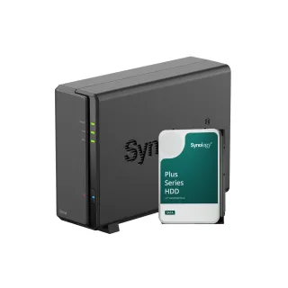 Synology NAS DiskStation DS124 1-bay Synology Plus HDD 4 TB