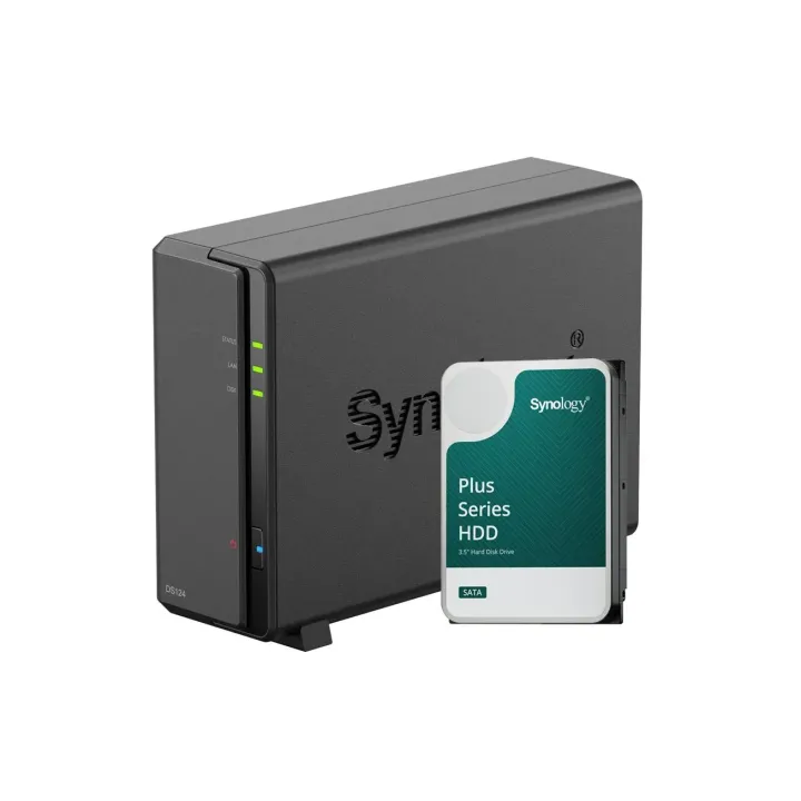 Synology NAS DiskStation DS124 1-bay Synology Plus HDD 4 TB