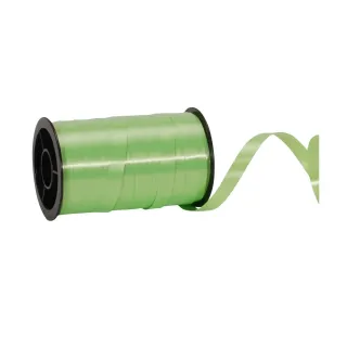 Spyk Ruban cadeau Poly Lisse 7 mm x 20 m, Vert clair