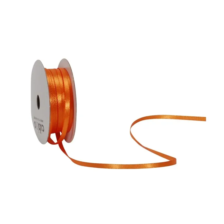 Spyk Ruban de satin 3 mm x 8 m, Orange