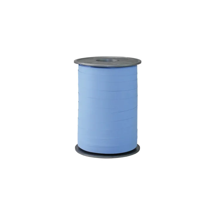 Pattberg Ruban cadeau Opak Matt 1 cm x 200 m, bleu clair