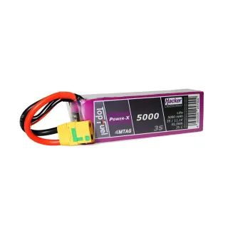 Hacker Batterie RC LiPo 5000 mAh 11.1 V 35C TopFuel Power-X MTAG