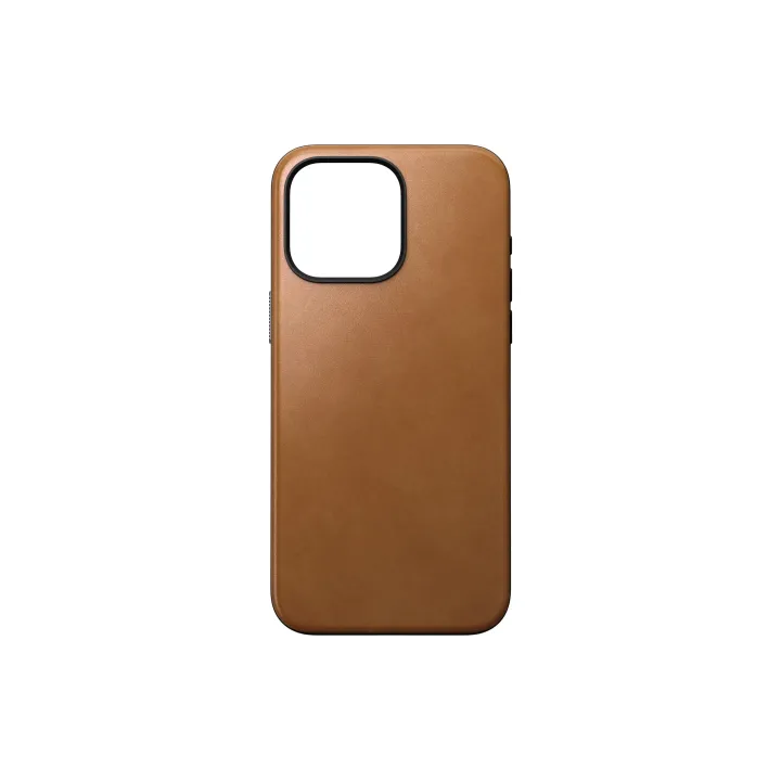 Nomad Coque arrière Modern Leather iPhone 15 Pro Max Rouille