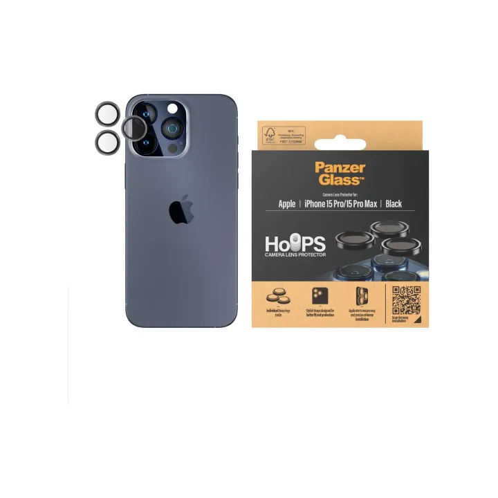 Panzerglass Lens Protector Rings HOOPS Apple iPhone 15 Pro - 15 Pro Max