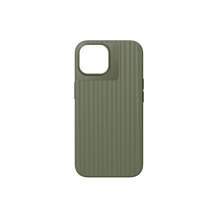 Nudient Coque arrière Bold Case iPhone 15 Olive Green