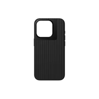 Nudient Coque arrière Bold Case iPhone 15 Pro Charcoal Black