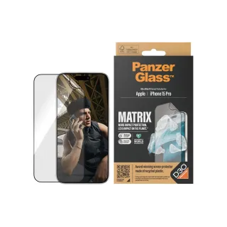 Panzerglass Protection d’écran Matrix iPhone 15 Pro