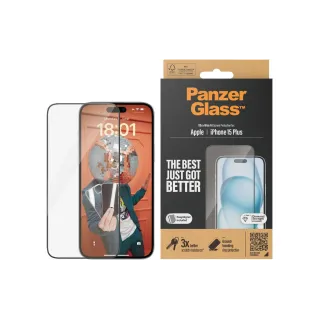 Panzerglass Protection d’écran Ultra Wide Fit iPhone 15 Plus