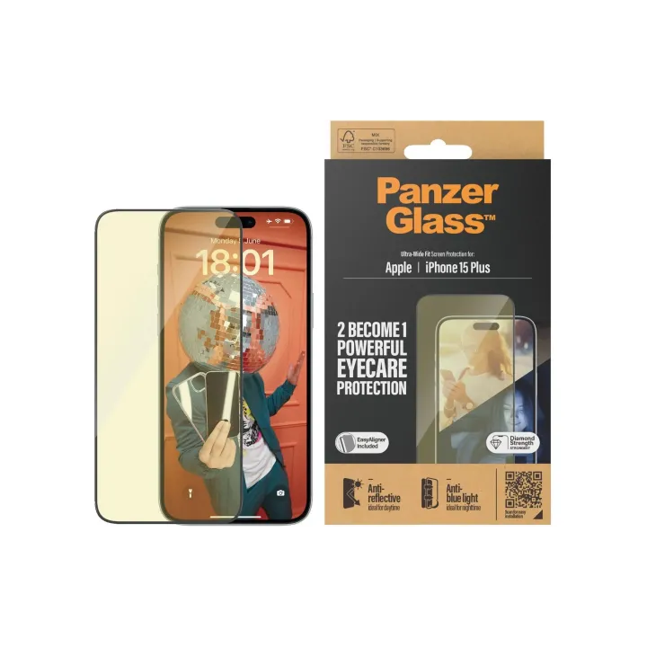 Panzerglass Protection d’écran Anti Reflective iPhone 15 Plus