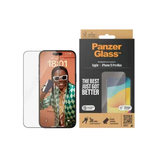 Panzerglass Protection d’écran Ultra Wide Fit iPhone 15 Pro Max