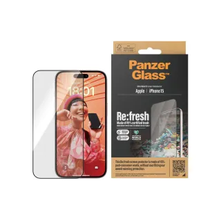 Panzerglass Protection d’écran Refresh  iPhone 15