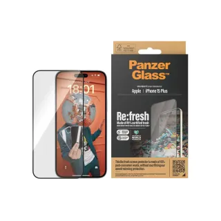 Panzerglass Protection d’écran Refresh  iPhone 15 Plus