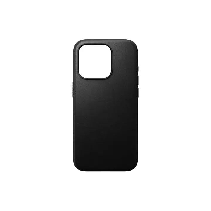 Nomad Coque arrière Modern Leather iPhone 15 Pro Noir