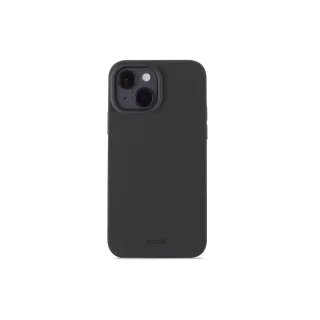 Holdit Coque arrière Silicone iPhone 15 Noir