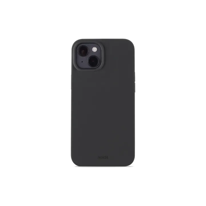 Holdit Coque arrière Silicone iPhone 15 Plus Noir