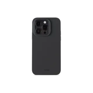 Holdit Coque arrière Silicone iPhone 15 Pro Noir