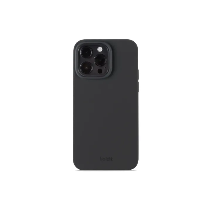 Holdit Coque arrière Silicone iPhone 15 Pro Max Noir