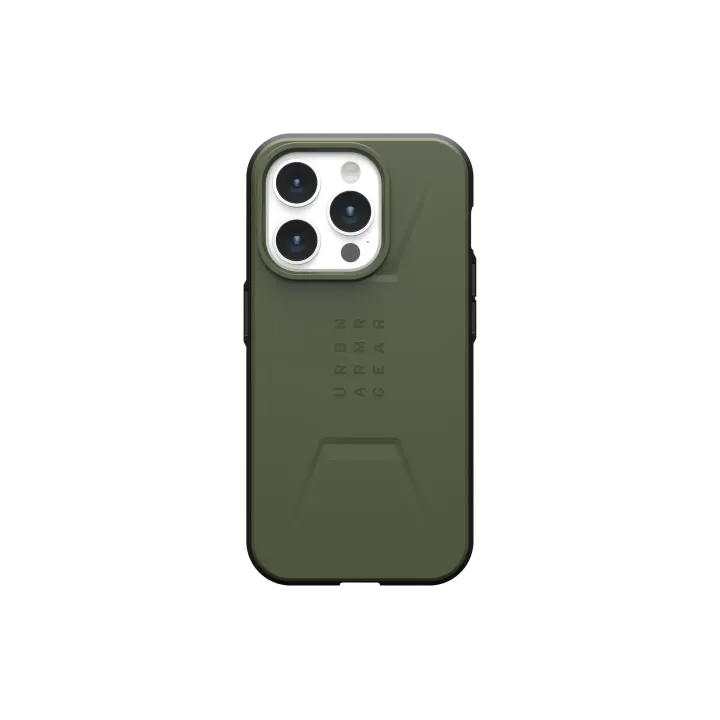 UAG Coque arrière Civilian Case iPhone 15 Pro Olive