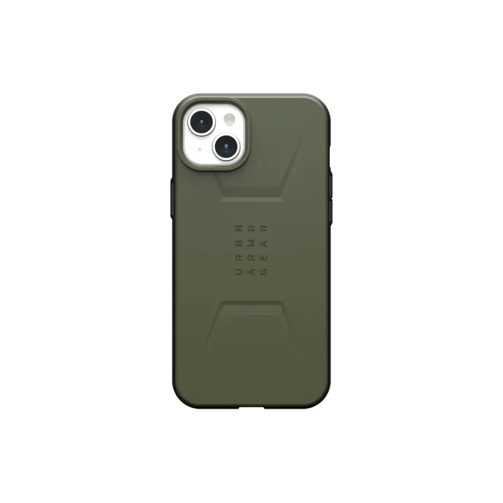 UAG Coque arrière Civilian Case iPhone 15 Plus Olive