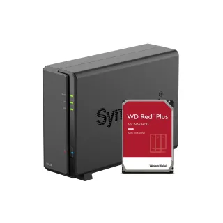 Synology NAS DiskStation DS124 1-bay WD Red Plus 10 TB