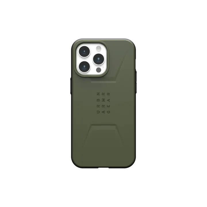 UAG Coque arrière Civilian Case iPhone 15 Pro Max Olive