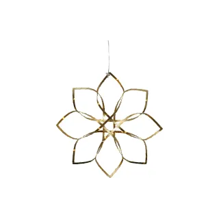 Star Trading Accrocheur Décoration Amaze, 48 LED, 40 cm, or