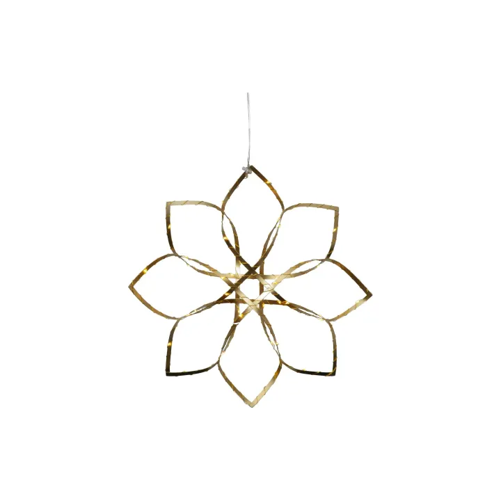 Star Trading Accrocheur Décoration Amaze, 48 LED, 40 cm, or