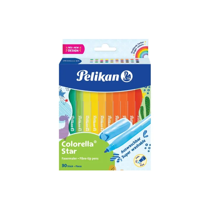 Pelikan Crayon feutre Colorella Star 0.6 mm, 30 couleurs