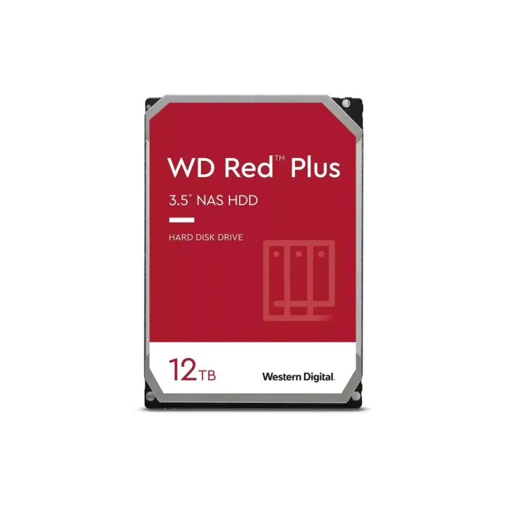 Western Digital Disque dur WD Red Plus 3.5 SATA 12 TB