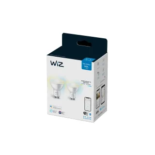 WiZ Ampoule 4.7W (50W) GU10 Tunable White pack de deux