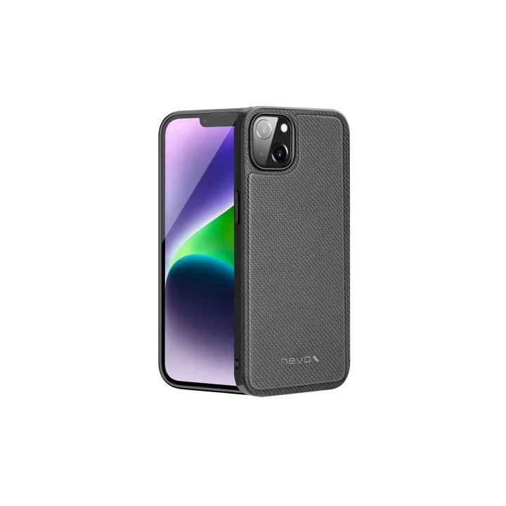 Nevox Coque arrière StyleShell Nylo iPhone 15 Plus Noir