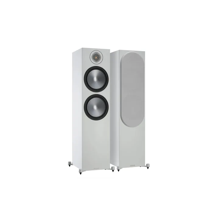 Monitor Audio Paire d’enceintes de sol Bronze 500 Blanc