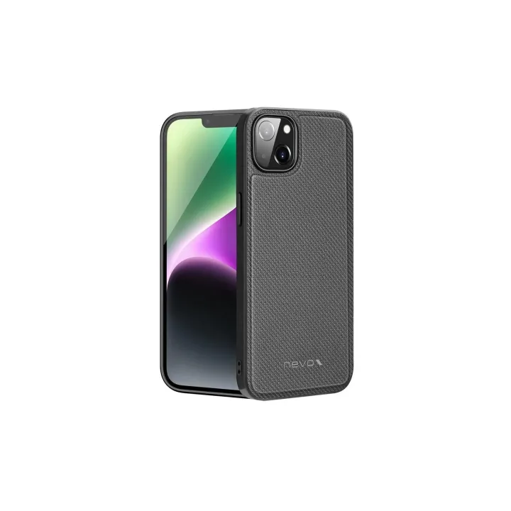 Nevox Coque arrière StyleShell Nylo iPhone 15 Noir