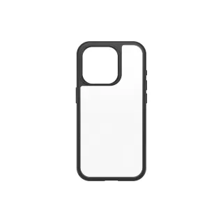 Otterbox Coque arrière React iPhone 15 Pro Noir-Transparent