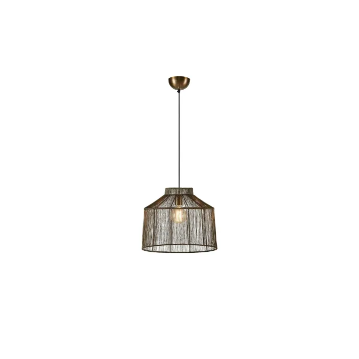 Markslöjd Lampe suspendue Capanna 1L, E27, laiton antique