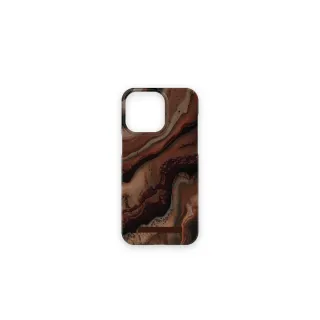 Ideal of Sweden Coque arrière Dark Amber Marble iPhone 15 Pro Max