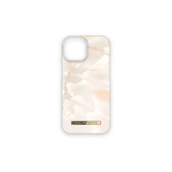 Ideal of Sweden Coque arrière Rose Pearl Marble iPhone 15 Pro Max