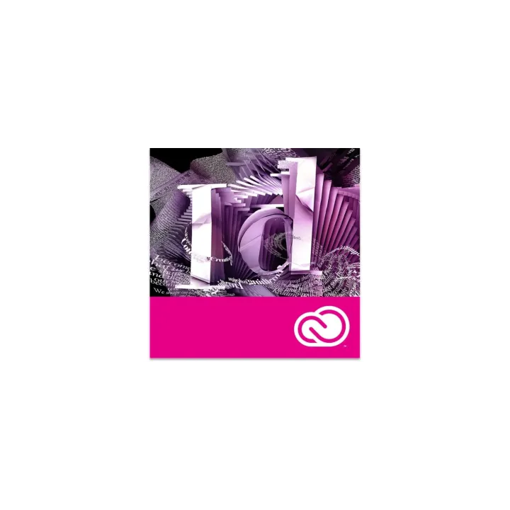 Adobe InDesign for Teams MP, Abonnement, 1-9 utilisateurs, 1 an