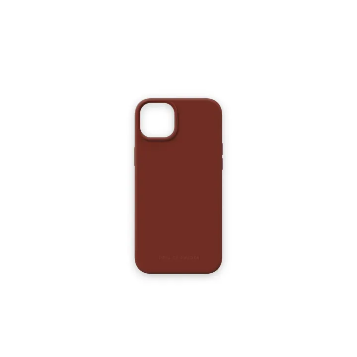 Ideal of Sweden Coque arrière Silicone iPhone 15 Ambre foncé