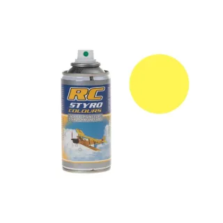 Ghiant Aérosol pour plastique RC STYRO Jaune Neon 007 150 ml