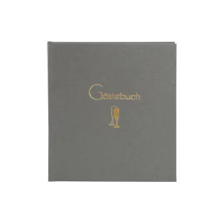 Goldbuch Livre d’or Cheers 23 x 25 cm, 176 pages, gris