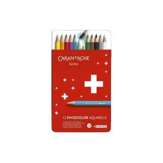 Caran dAche Crayons aquarelle Swisscolor 12 pièces