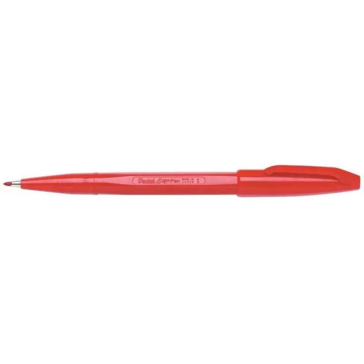 pentel Crayon feutre Stylo à bille S520 1,0 mm, Rouge