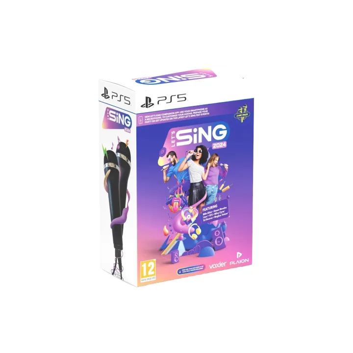 GAME Lets Sing 2024 International Version + 2 Mics